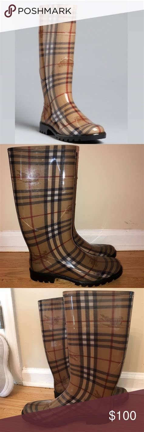 women's burberry rain boots|authentic burberry rain boots.